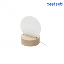 Ramă foto din acril pentru sublimare rotundă, 12×13×0.4 cm