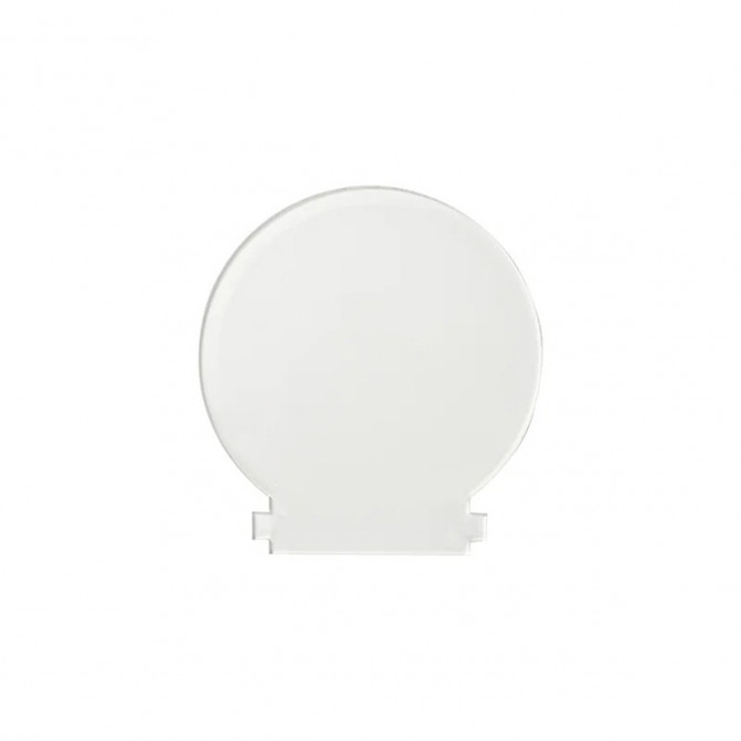 Ramă foto din acril pentru sublimare rotundă, 12×13×0.4 cm