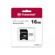 Карта памяти 16GB MicroSD, Transcend (Class 10) UHS-I (U1) +SD адаптер
