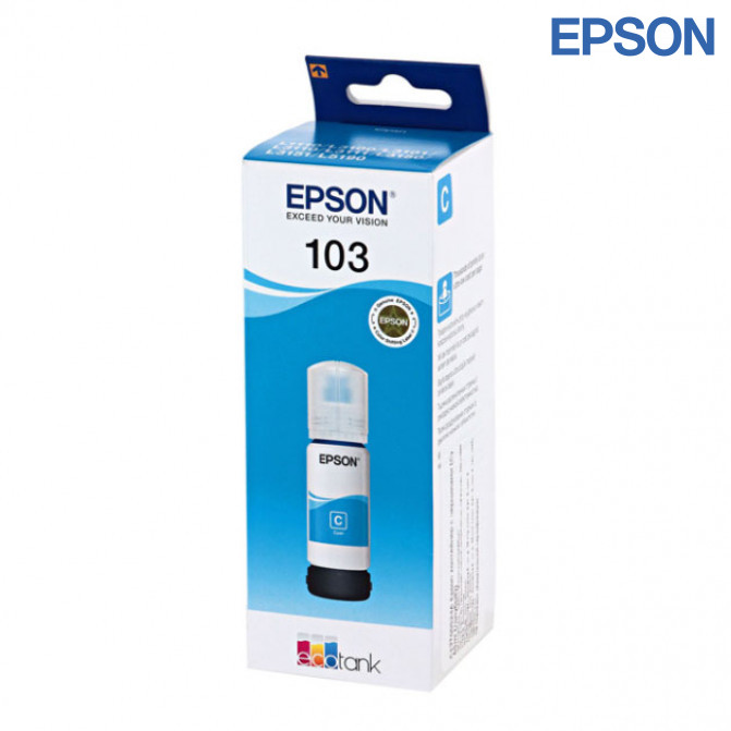 Cerneala Epson Originala C13T00S24A (103) L3200/L3250 Cyan