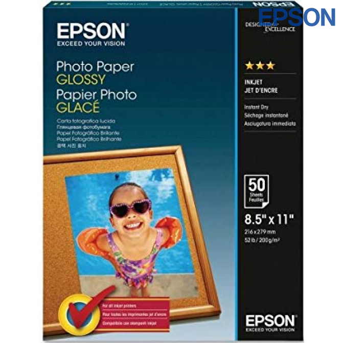 Фотобумага 4R 200 гр Глянцевая 50 листов Epson C13S042547