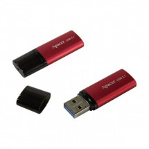 32GB USB3.1 Flash Drive Apacer "AH25B", Red, Matte Metal Shell, Classic Cap (AP32GAH25BR-1)