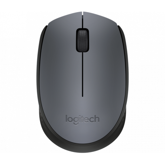 Mouse Logitech Wireless M170, Optical, 3 buttons, Ambidextrous, 1xAA, Grey