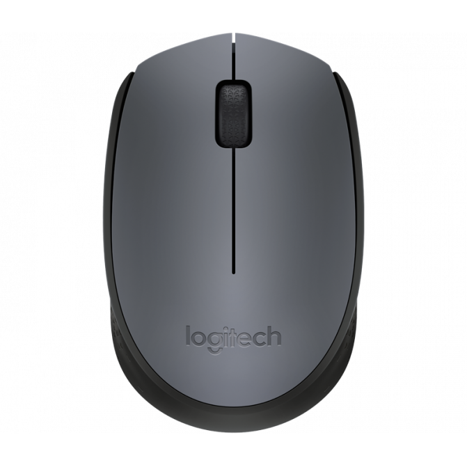 Мышь Logitech Wireless M170, Optical 3 buttons, Ambidextrous, 1xAA, Grey