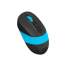 Mouse A4Tech Wireles FG10, Optical, 1000-2000 dpi, 4 buttons, Ambidextrous, 1xAA, Black/Blue, USB