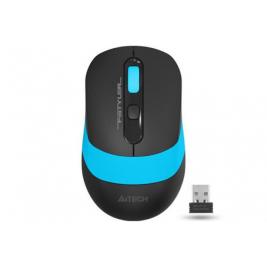 Mouse A4Tech Wireles FG10, Optical, 1000-2000 dpi, 4 buttons, Ambidextrous, 1xAA, Black/Blue, USB