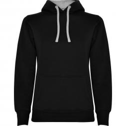 Толстовка Roly Urban Woman Black/Vigore Grey S