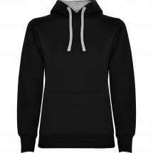 Толстовка Roly Urban Woman Black/Vigore Grey XL