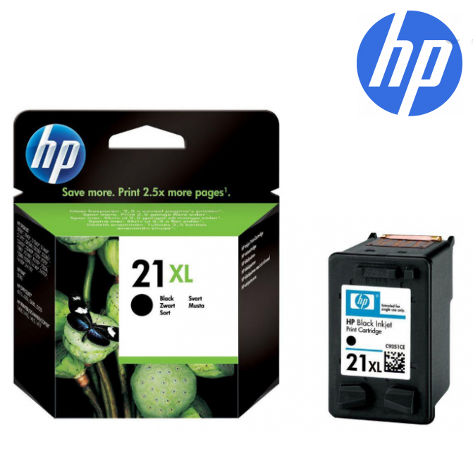 Картридж струйный HP №21XL (C9351CE) Black Original