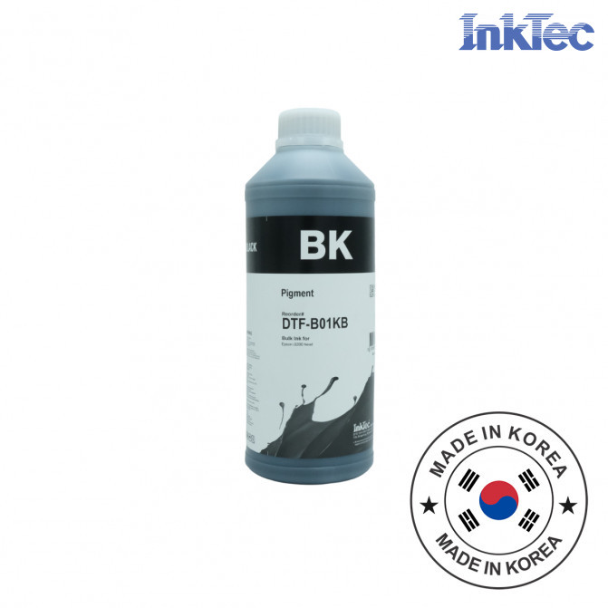 Чернила InkTec для DTF принтера Epson Black 1000 мл DTF-B01KB