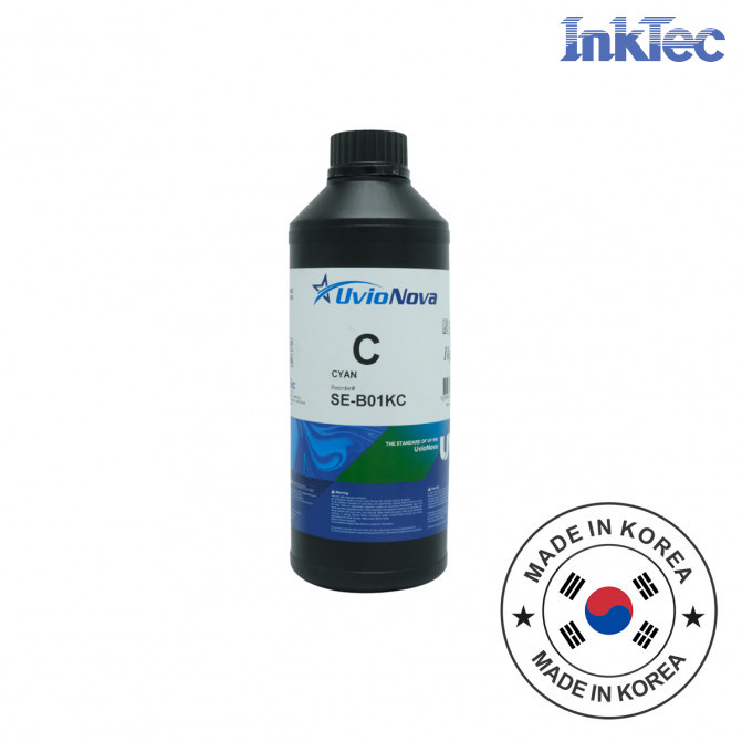 Cerneala InkTec pentru imprimante UV Epson Cyan 1000 ml SE-B01KC