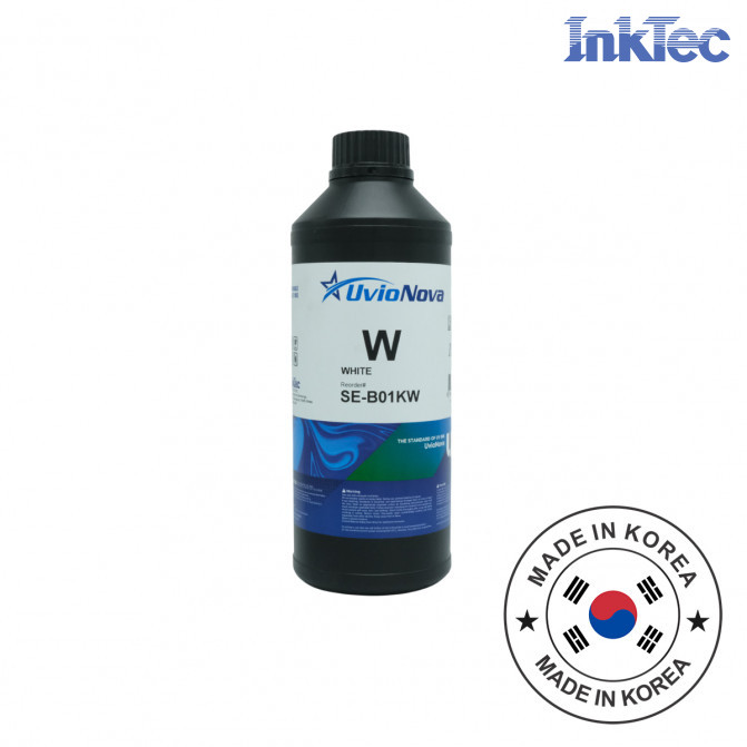Чернила InkTec для UV принтера Epson White 1000 мл SE-B01KW