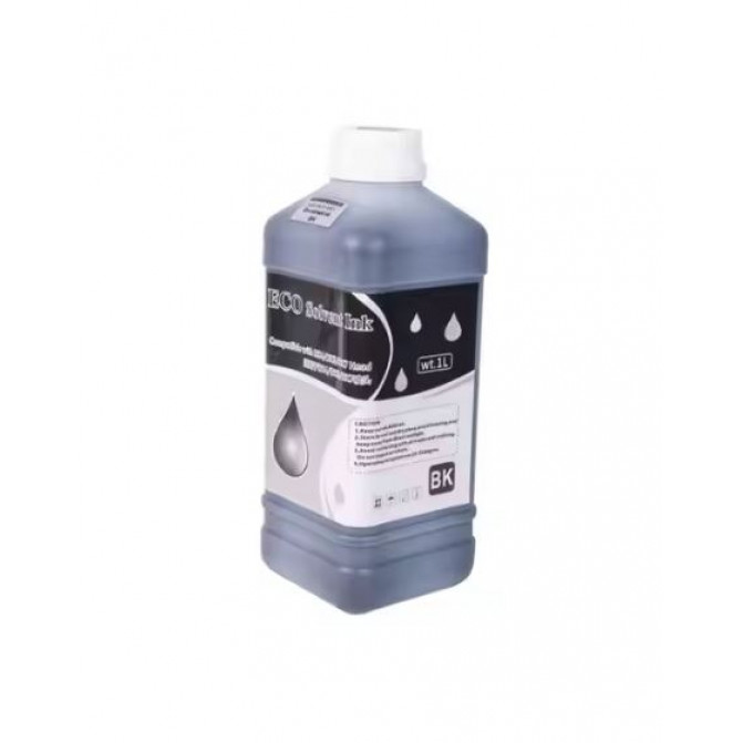 Чернила InkTec Eco solvent Epson XP600 DX4 DX5 DX6 DX7 Black 1000 ml EES-B01LB
