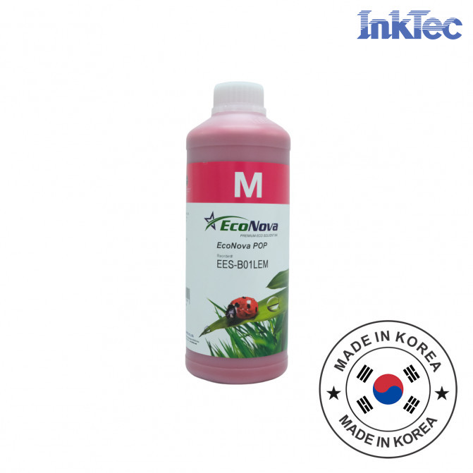 Чернила InkTec Eco solvent Epson XP600 DX4 DX5 DX6 DX7 Magenta 1000 ml EES-B01LEM