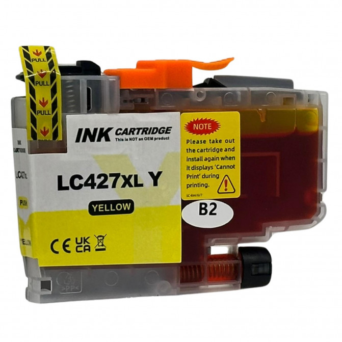 Cartuș cu jet de cerneală Brother LC427XL 51 мл Yellow Imagine