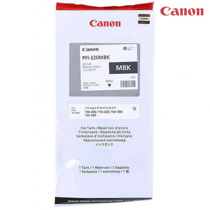 Cartuș Original Canon PFI-320 Matte Black Original (300 ml)