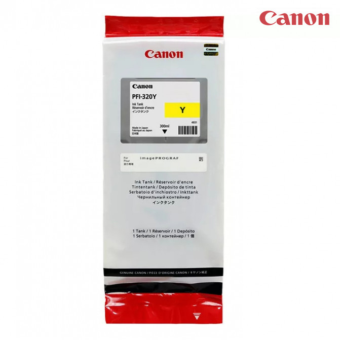Cartuș Original Canon PFI-320 Yellow Original (300 ml)