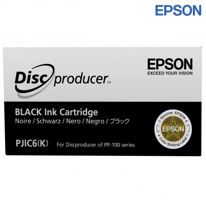Cartuș cu jet de cerneală Epson PJIC6(K) Black Original