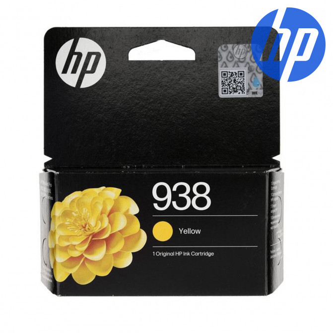 Cartuș cu jet de cerneală Original HP №938 (4S6X7PE) Yellow