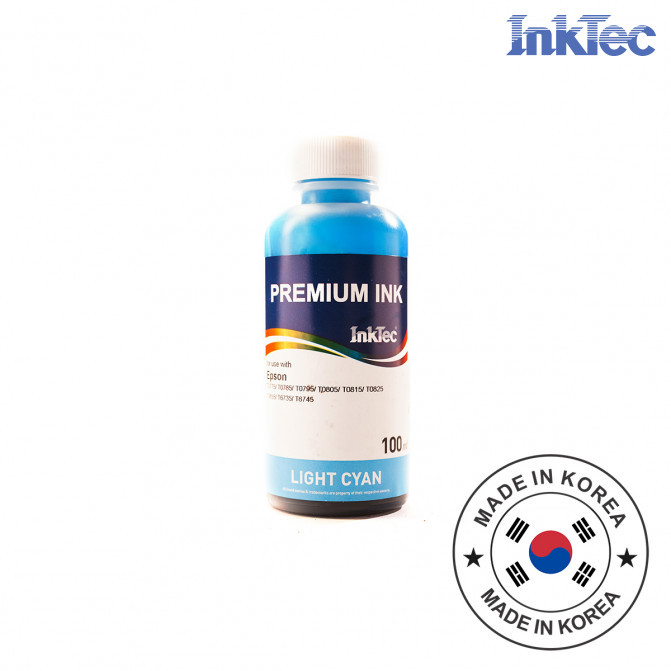 Чернила InkTec Epson 100 мл Light Cyan E0017-100MLC