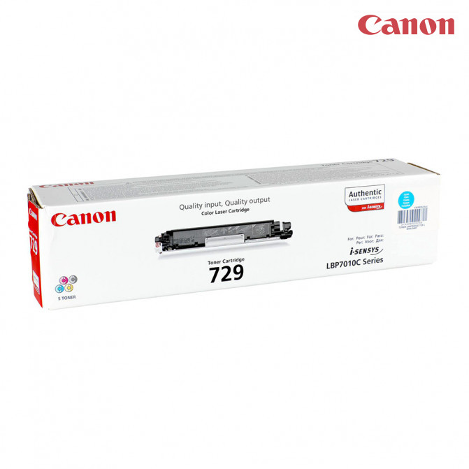 Cartuş laser Canon 729 (HP CE311A) Cyan Original