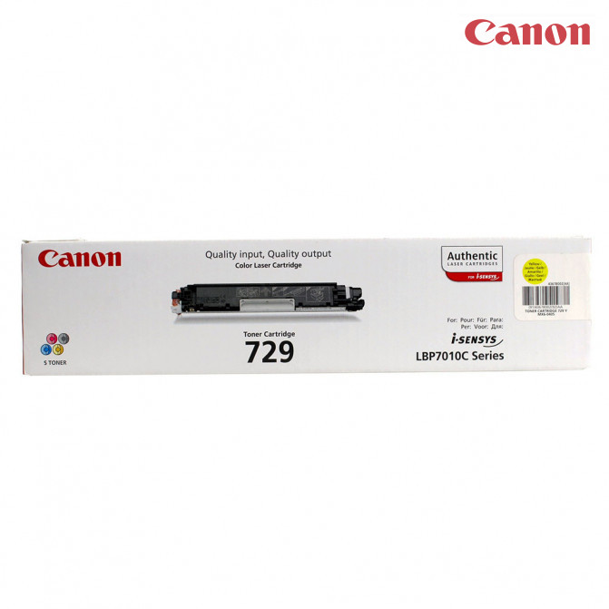 Cartuş laser Canon 729 (HP CE311A) Yellow Original