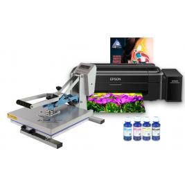 Планшетный термопресс (40x60cм) и принтер Epson L121 с набором для сублимационной печати