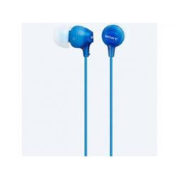 Căști SONY MDR-EX15LP Blue 3pin 3.5mm jack L-shaped, Cable: 1.2m
