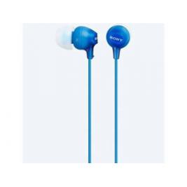 Căști SONY MDR-EX15LP Blue 3pin 3.5mm jack L-shaped, Cable: 1.2m