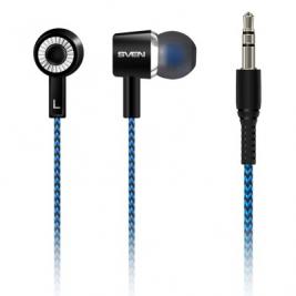 Căști SVEN E-106 Black/Blue 3pin 3.5mm mini-jack