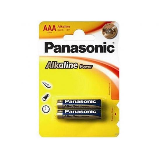 Батарейки Alkaline Panasonic"ALKALINE Power" AAA Blister* 2, Alkaline, LR03REB/2BP