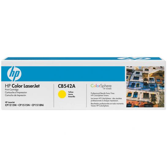 Картридж лазерный HP CB542A yellow Original