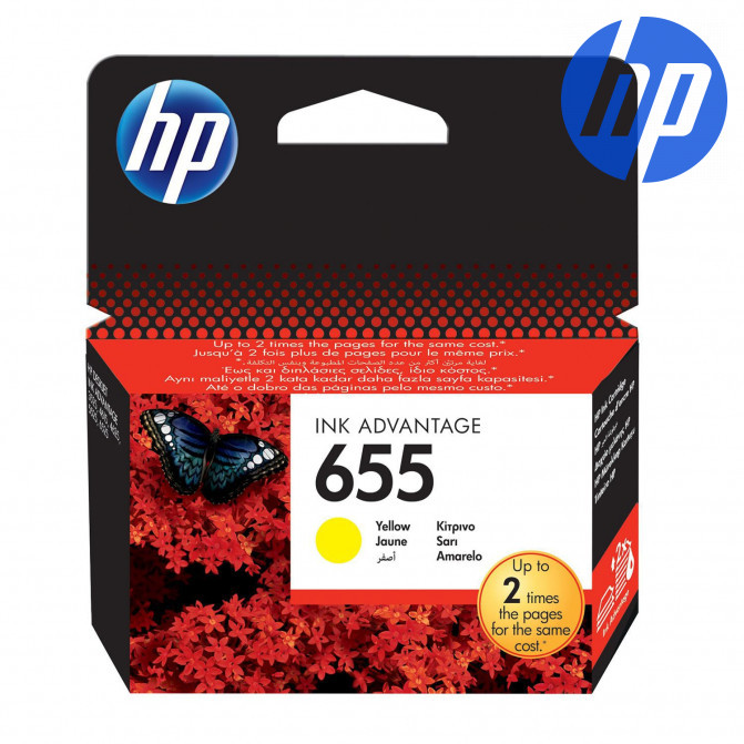 Картридж струйный HP №655 (CZ112AE) Yellow Original