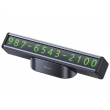 Suport numar telefon Baseus Square Bar Temporary Parking,  Aluminium alloy, Black  CNFT000001