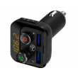 Автомобильный FM-трансмиттер FMT-B8, Bluetooth, Display, Microphone for hands-free talking,  Bass button, MicroSD max 32GB, 2 x USB TLL622071