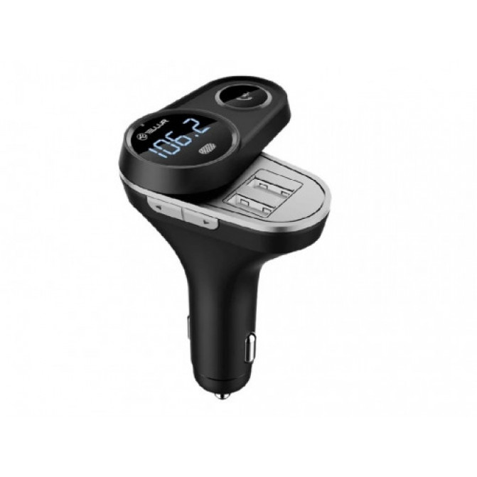 Автомобильный FM-трансмиттер FMT-B5, Bluetooth, Display, MicroSD, USB QuickCharge 3.0, 1 x USBmax 2.4A