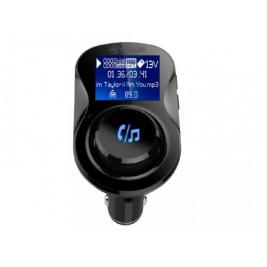 Transmițător FM pentru mașină FMT-B3, Bluetooth, Display, MicroSD, 2 x USB max 3.1A