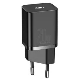 USB Зарядное устройство Baseus Super Si, 1xUSB Type-C, 20W, 5V/3A, Black  CCSUP-B01