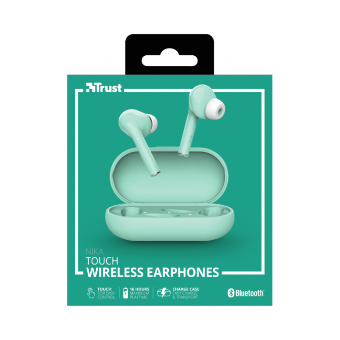 Наушники беспроводные Trust Nika Touch (TR_23703) Turquoise