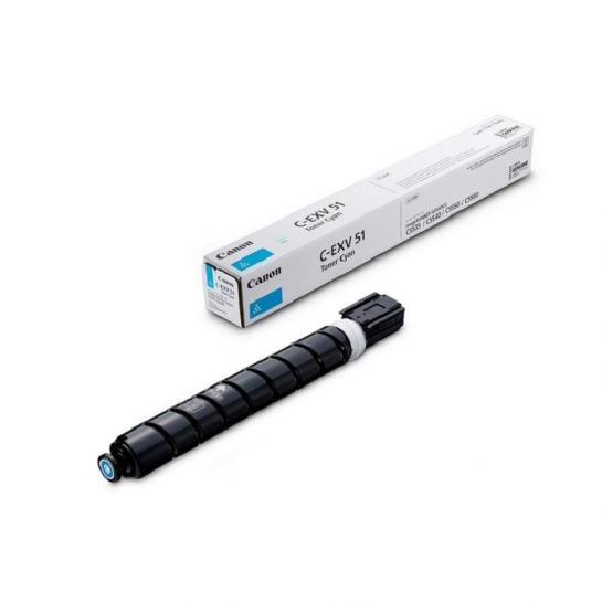 Toner cartridge Canon C-EXV51 Cyan Original