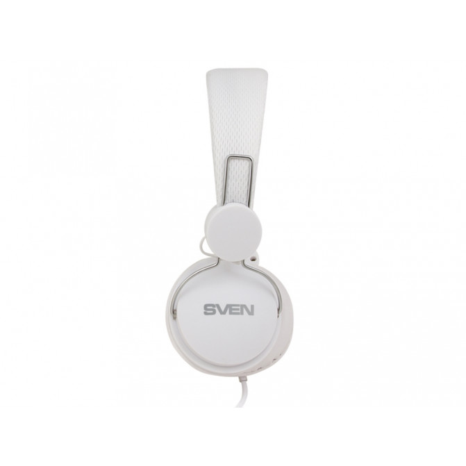Наушники SVEN AP-321M White, с микрофоном  Microphone on the cable, 4pin 3.5mm mini-jack, cable 1.2m