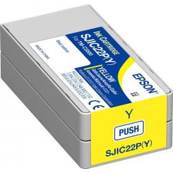 Картридж струйный Epson SJIC22P(Y) Original