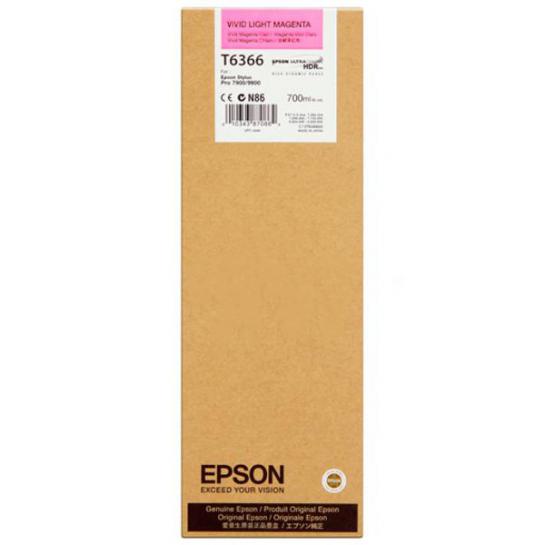 Cartuș cu jet de cerneală Epson T636600 Light Magenta Original