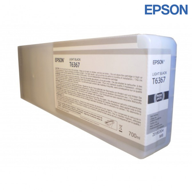 Картридж струйный Epson T636700 Light Black Original