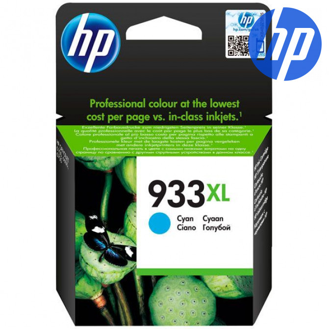 Картридж струйный HP №933XL (CN054AE) Cyan Original