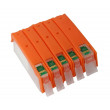 Cartuse reincarcabile pentru Canon TS704/TS6140/TS8140/TS9140/TR7540/TR8540 (CLI-481/PGBK-480) 6 color