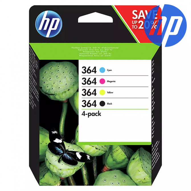 Cartuș cu jet de cerneală Original HP №364 (N9J73AE) MultiPack