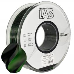 Filament pentru imprimanta 3D ProfLab Silk FG-P101-E1, PLA, Black-Green, 1.75 mm, 1kg