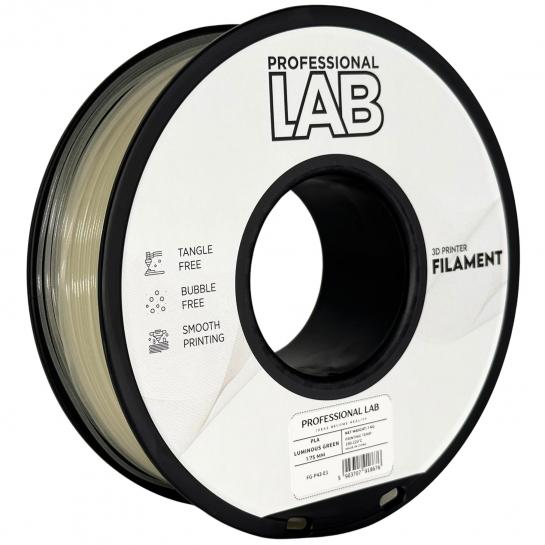 Filament pentru imprimanta 3D ProfLab  FG-P43-E1, PLA, Luminous Green, 1.75 mm, 1kg