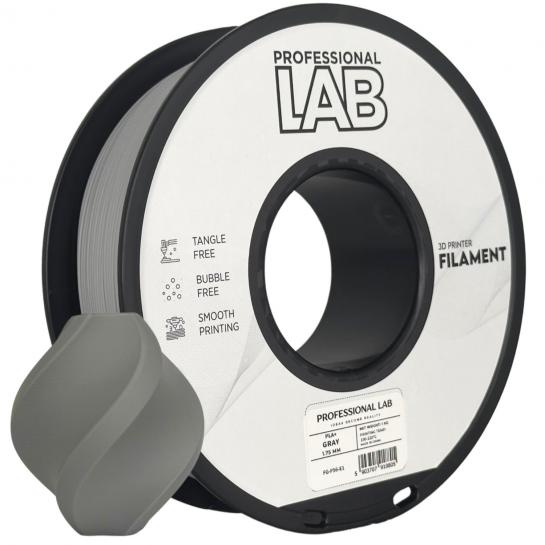 Filament pentru imprimanta 3D ProfLab  FG-P56-E1, PLA+, Gray, 1.75 mm, 1kg